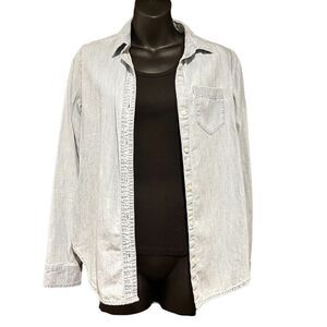 SO Perfect Denim Button Shirt Junior’s XS